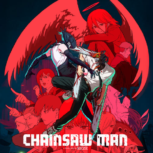 Cartaz de divulgação do filme Chainsaw Man - O Filme: Arco da Reze